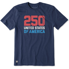 Men's 250 United States Short Sleeve Crusher Tee