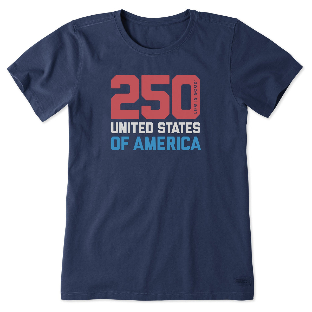 Women's 250 United States Short Sleeve Crusher Tee