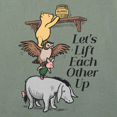 Kids Lift Each Other Up Winnie and Friends Short Sleeve Crusher Tee