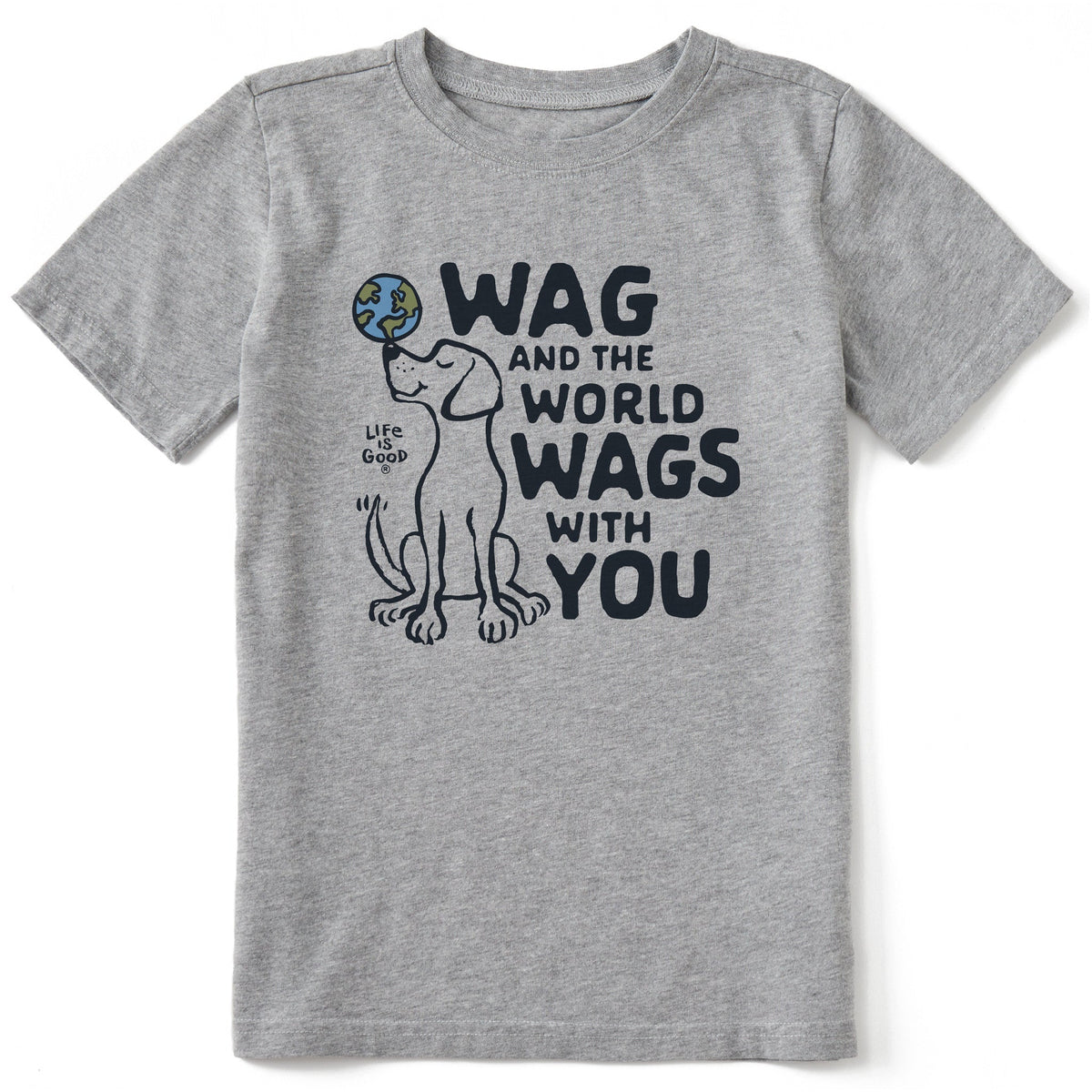 Kids World Wags With You Short Sleeve Crusher Tee