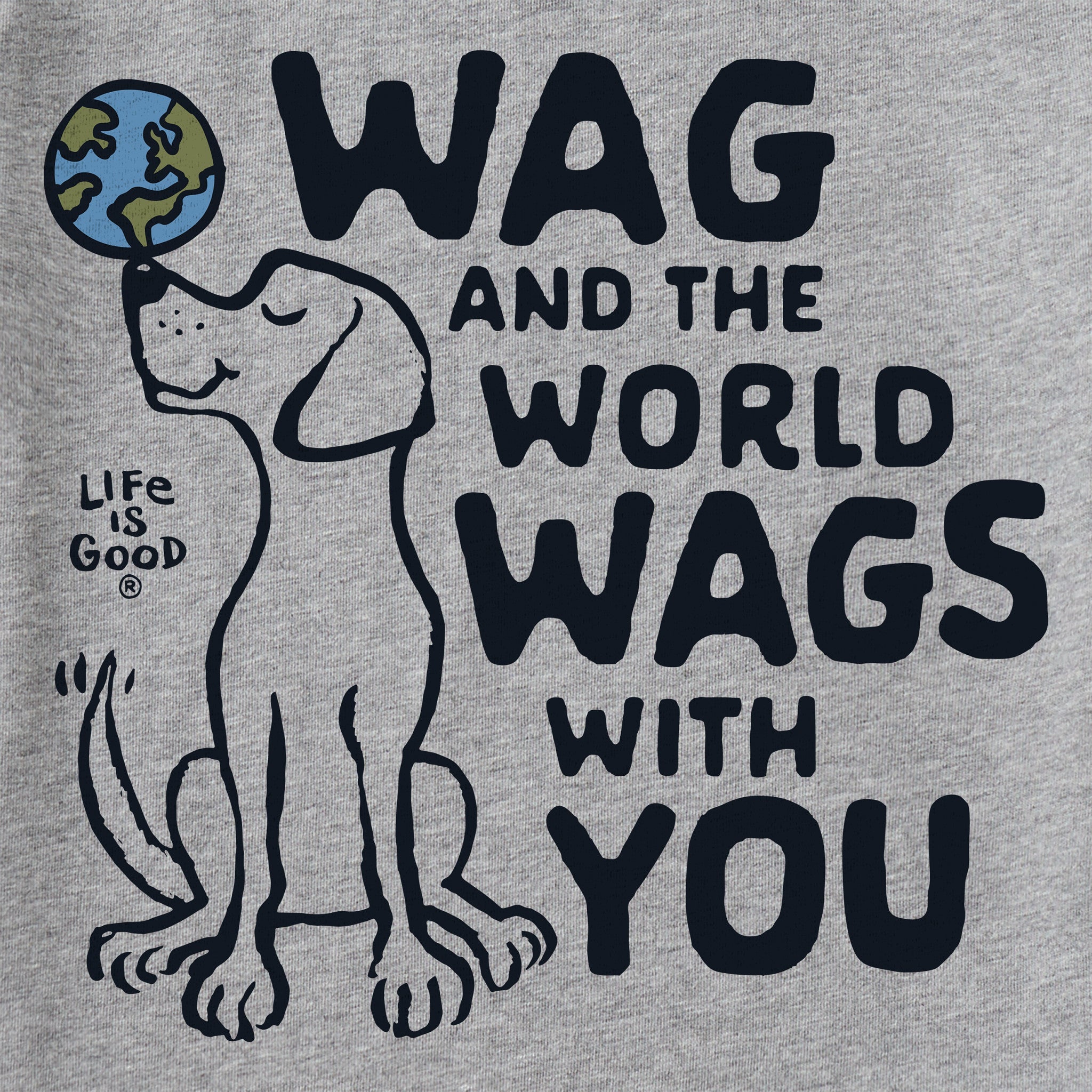 Kids World Wags With You Short Sleeve Crusher Tee