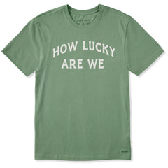 Men's How Lucky Short Sleeve Crusher Tee