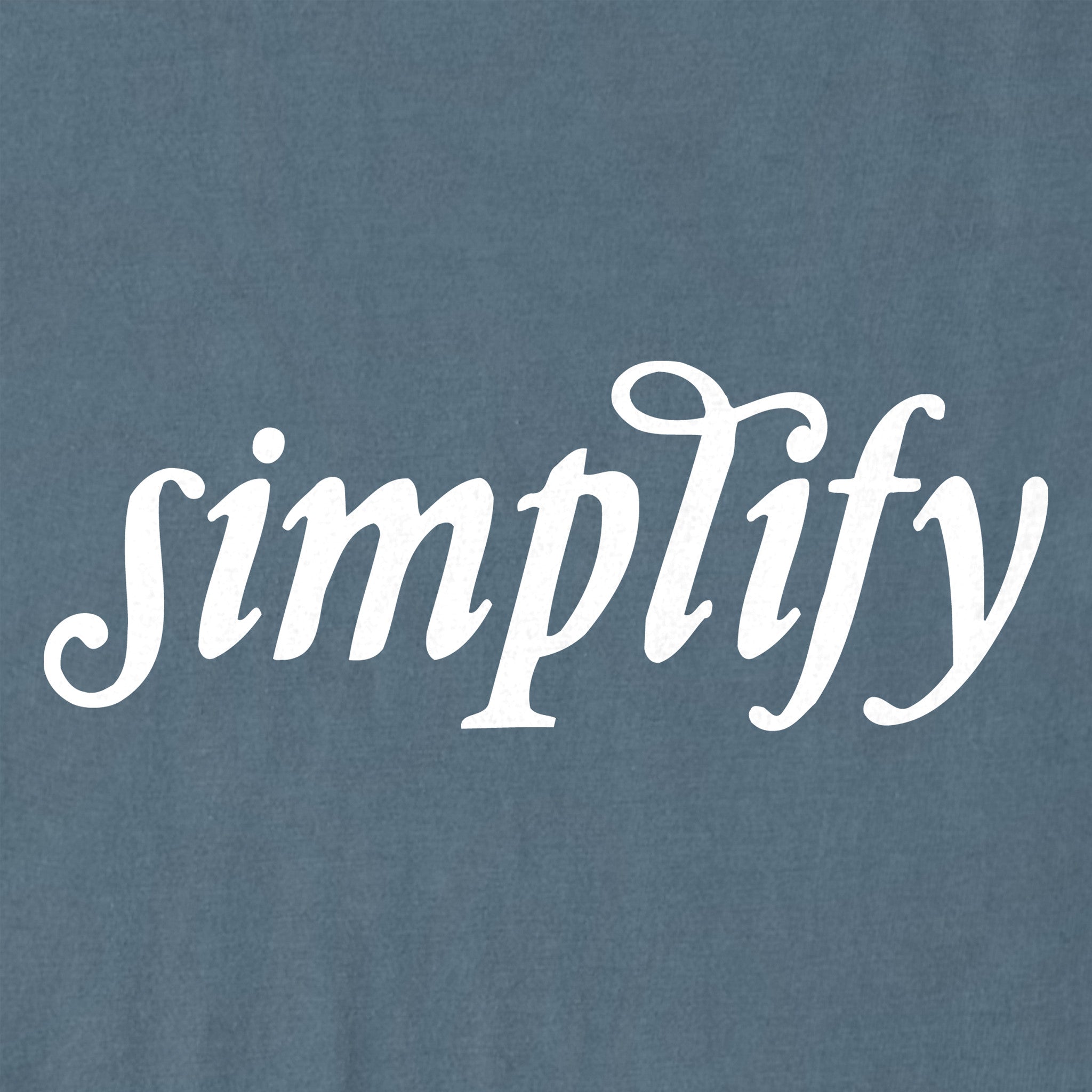 Men's Simplify Script Short Sleeve Crusher Tee