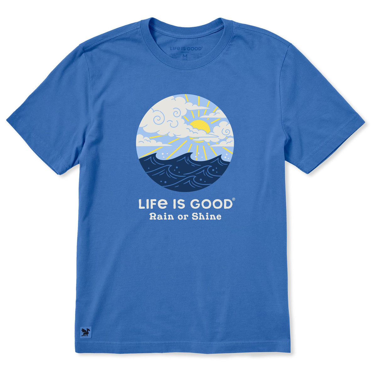 Men's Rain or Shine Life is Good Short Sleeve Crusher Tee