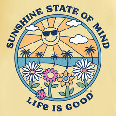 Women's Groovy Sunshine State of Mind Short Sleeve Crusher Tee