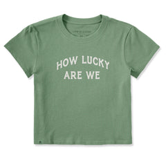 Women's How Lucky Crusher-LITE Shrunken Tee