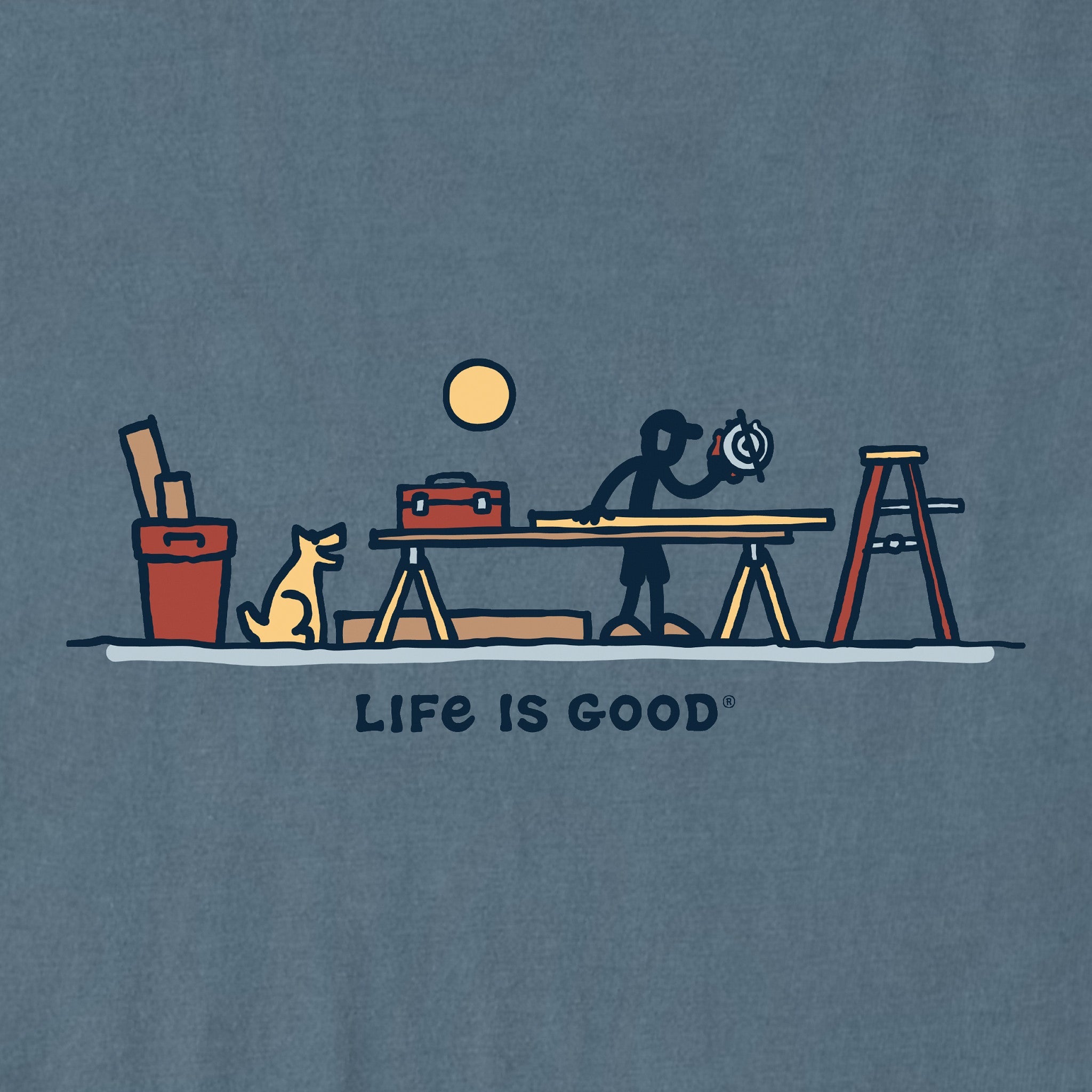 Men's Rocket & Jake Woodwork Vista Short Sleeve Tee