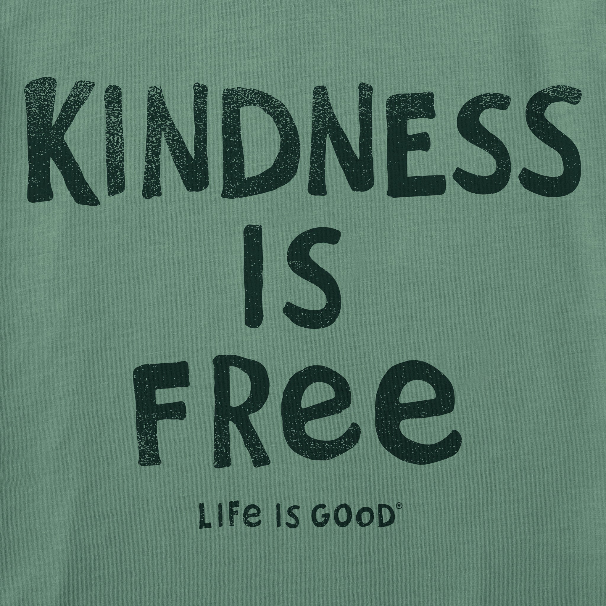 Women's Kindness is Free Short Sleeve Crusher Boxy Tee