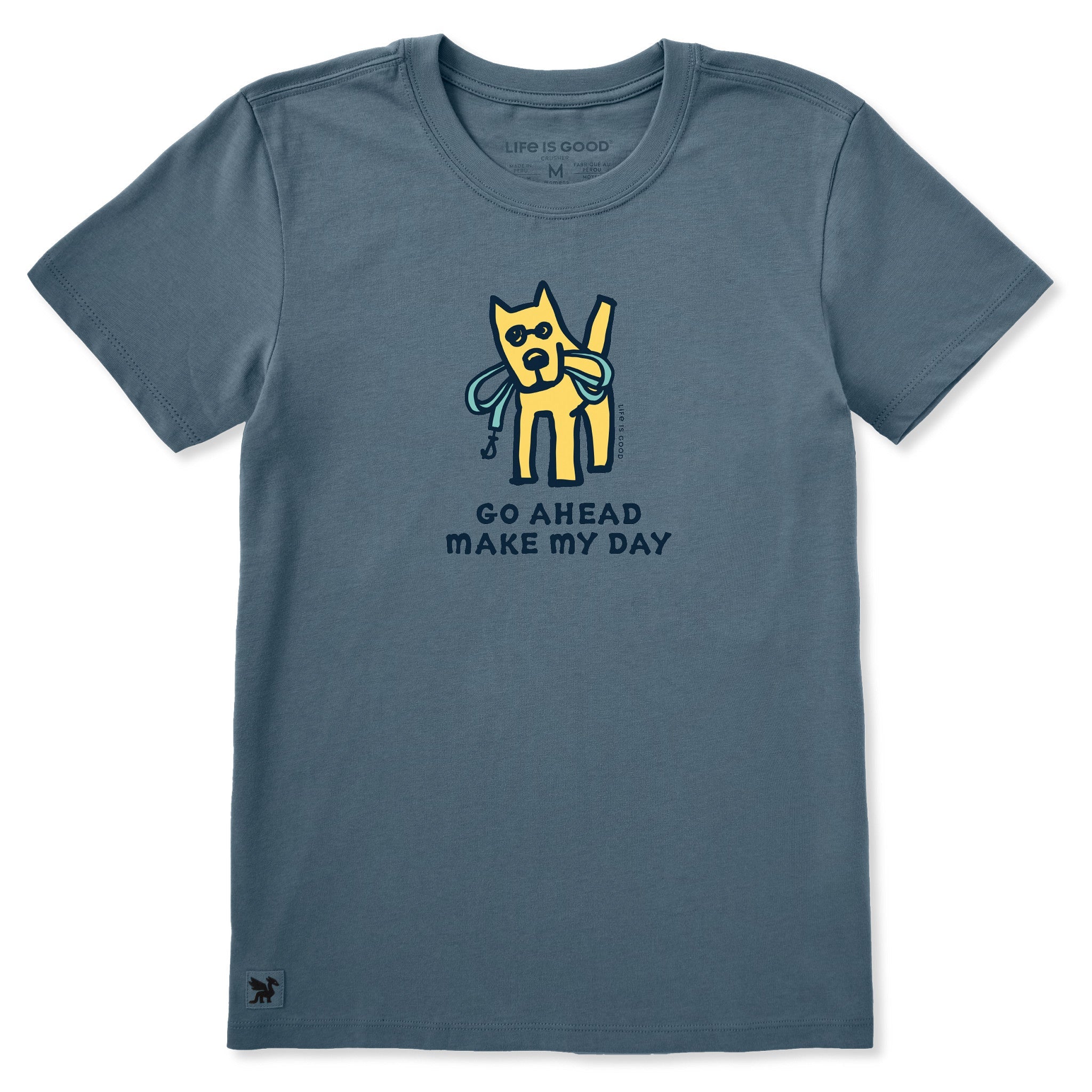 Women's Go Ahead Make My Day Short Sleeve Crusher Tee