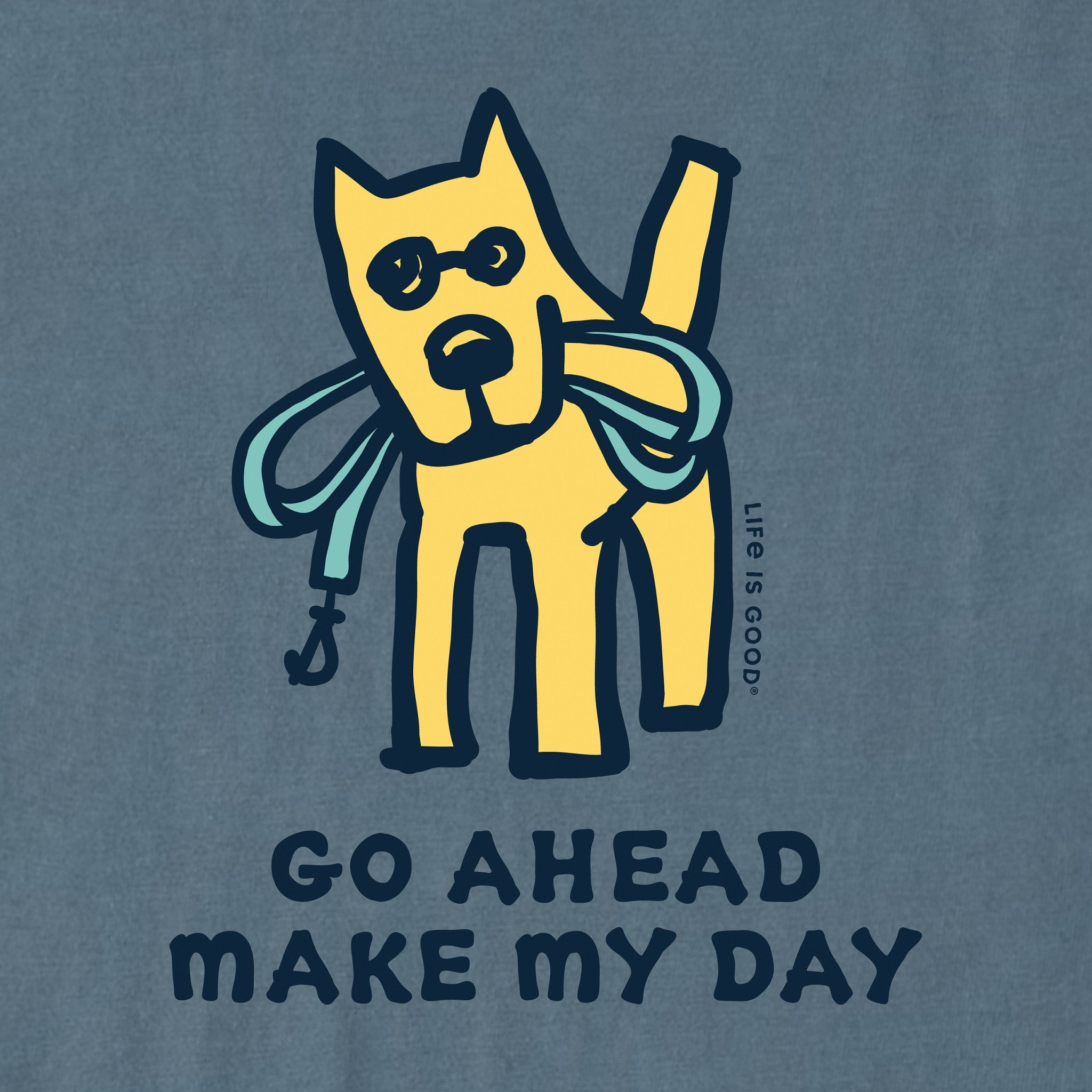 Women's Go Ahead Make My Day Short Sleeve Crusher Tee