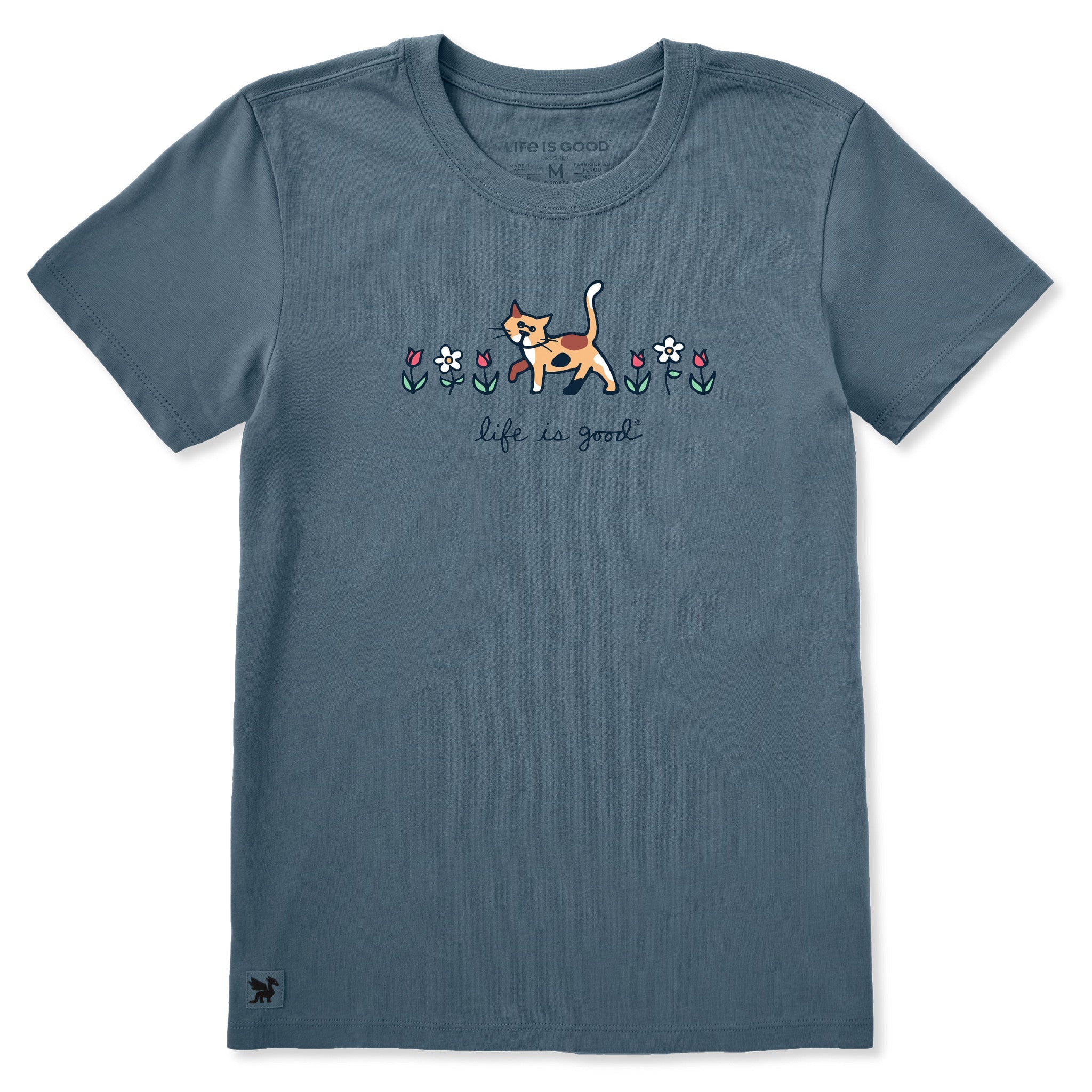 Women's Al with Flowers Short Sleeve Crusher Tee