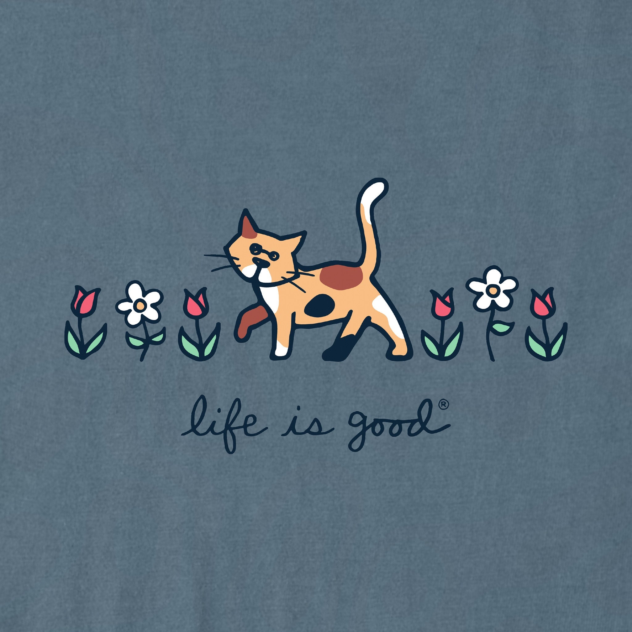 Women's Al with Flowers Short Sleeve Crusher Tee