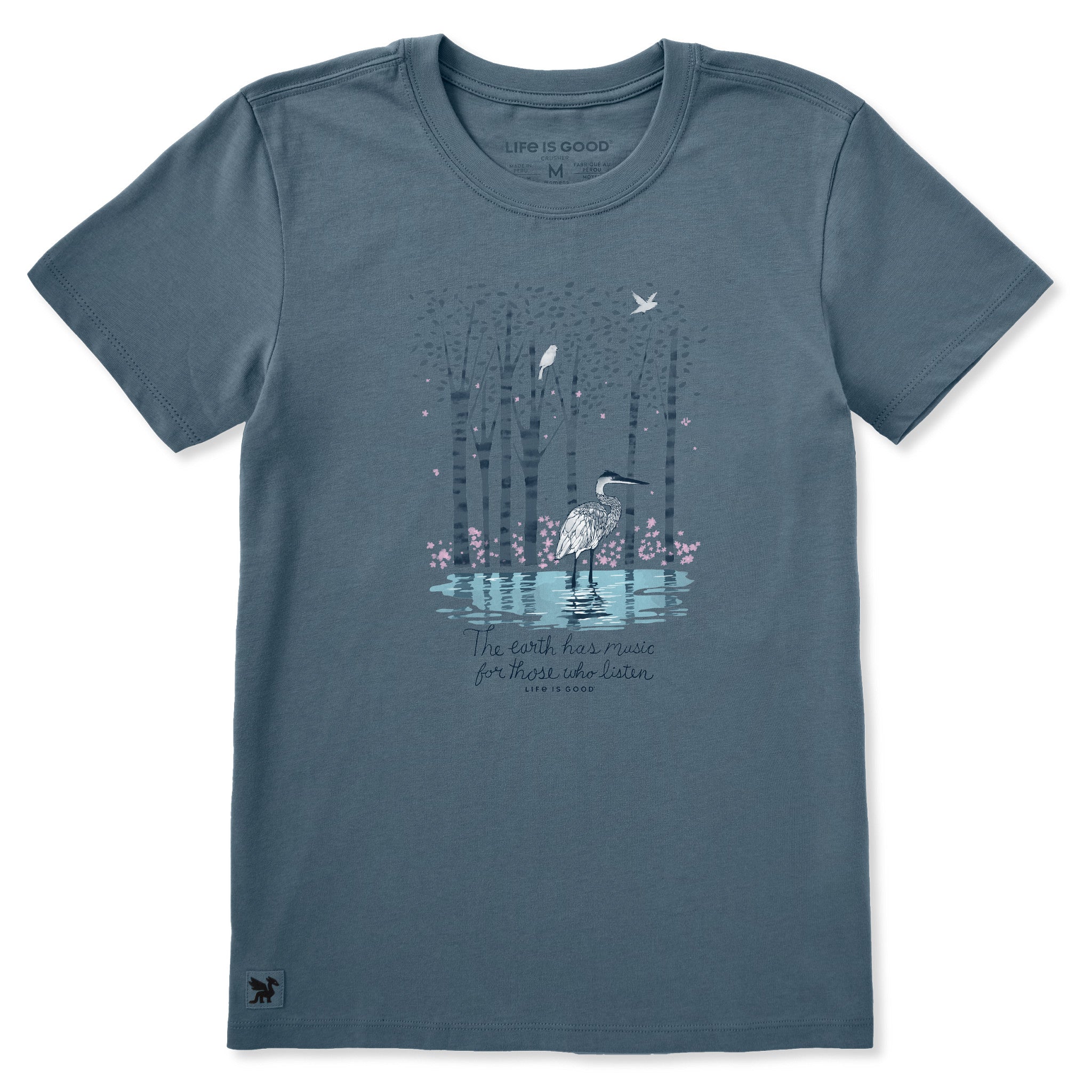 Women's Earth Has Music Heron Short Sleeve Tee