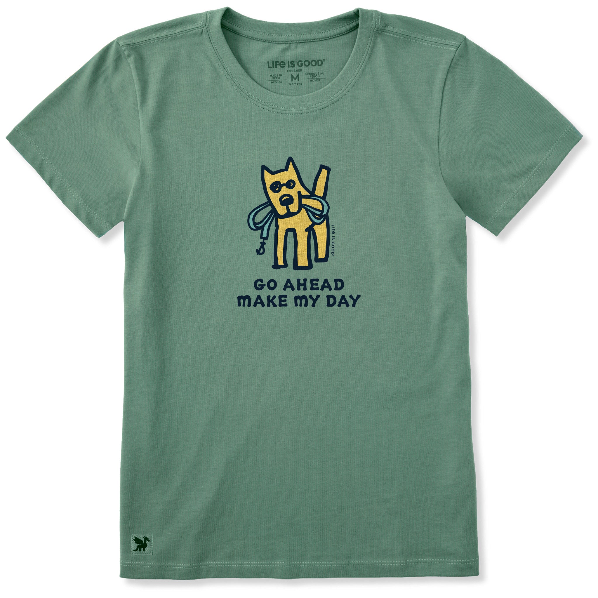Women's Go Ahead Make My Day Short Sleeve Crusher Tee