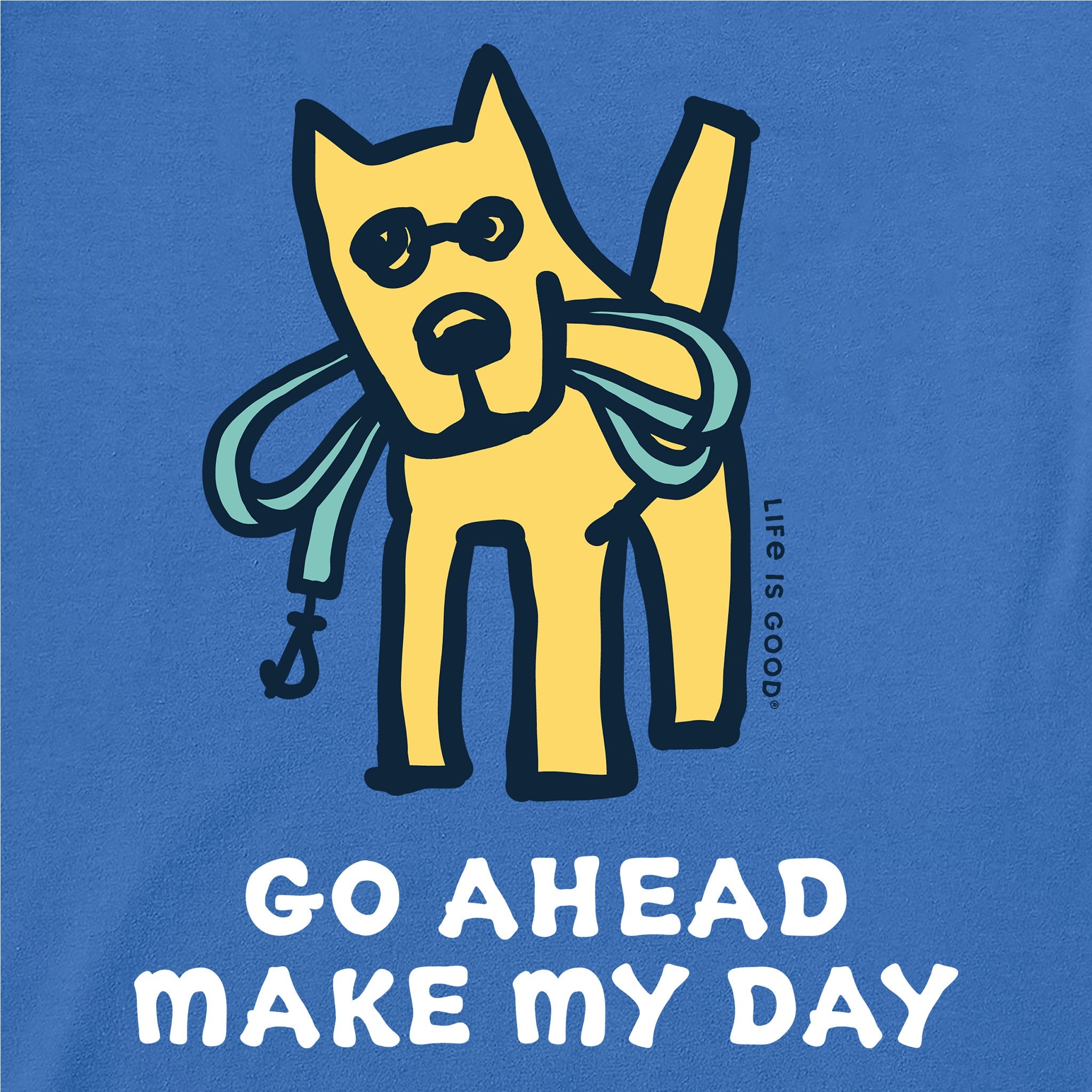 Women's Go Ahead Make My Day Short Sleeve Crusher Tee