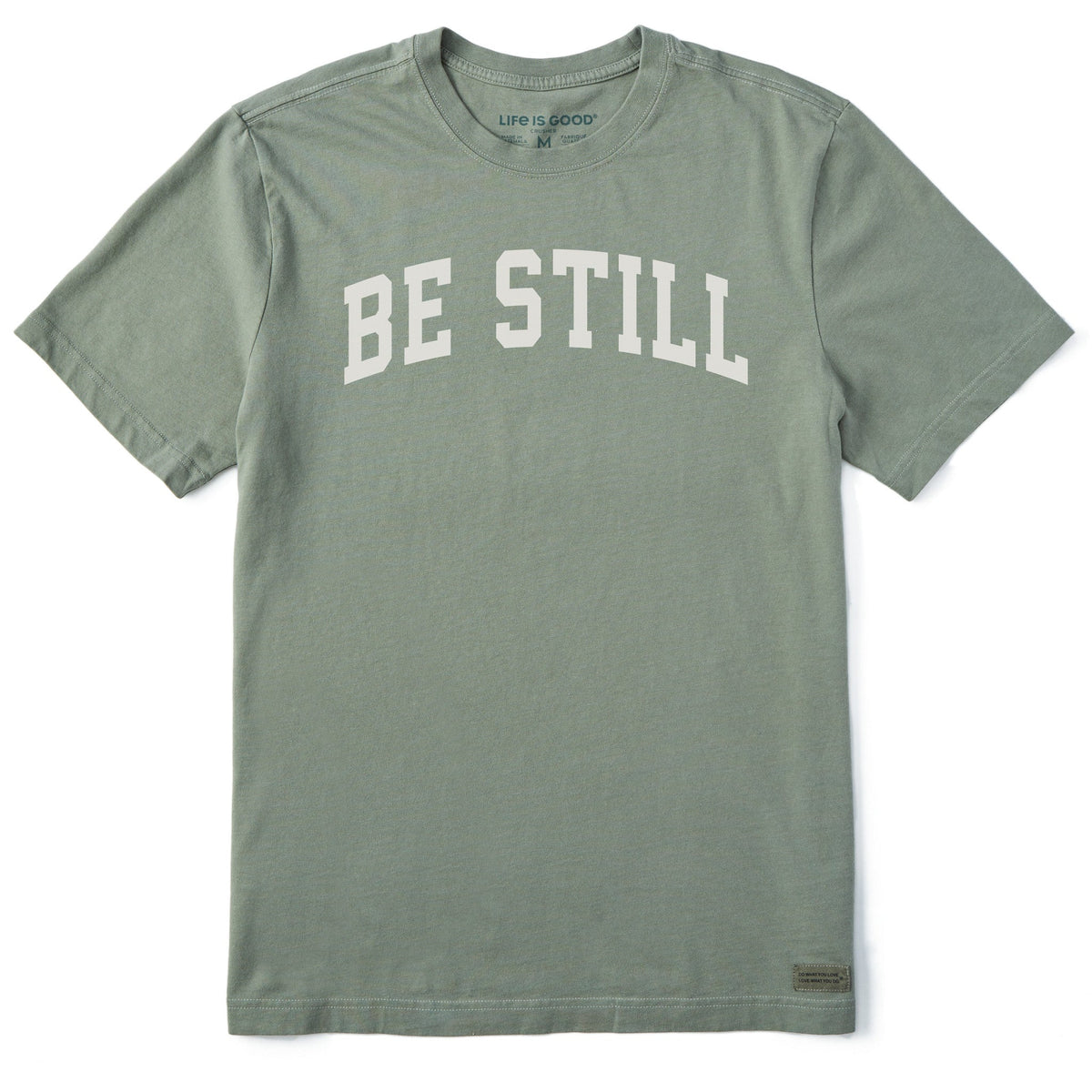 Men's Be Still Arch Short Sleeve Crusher Tee