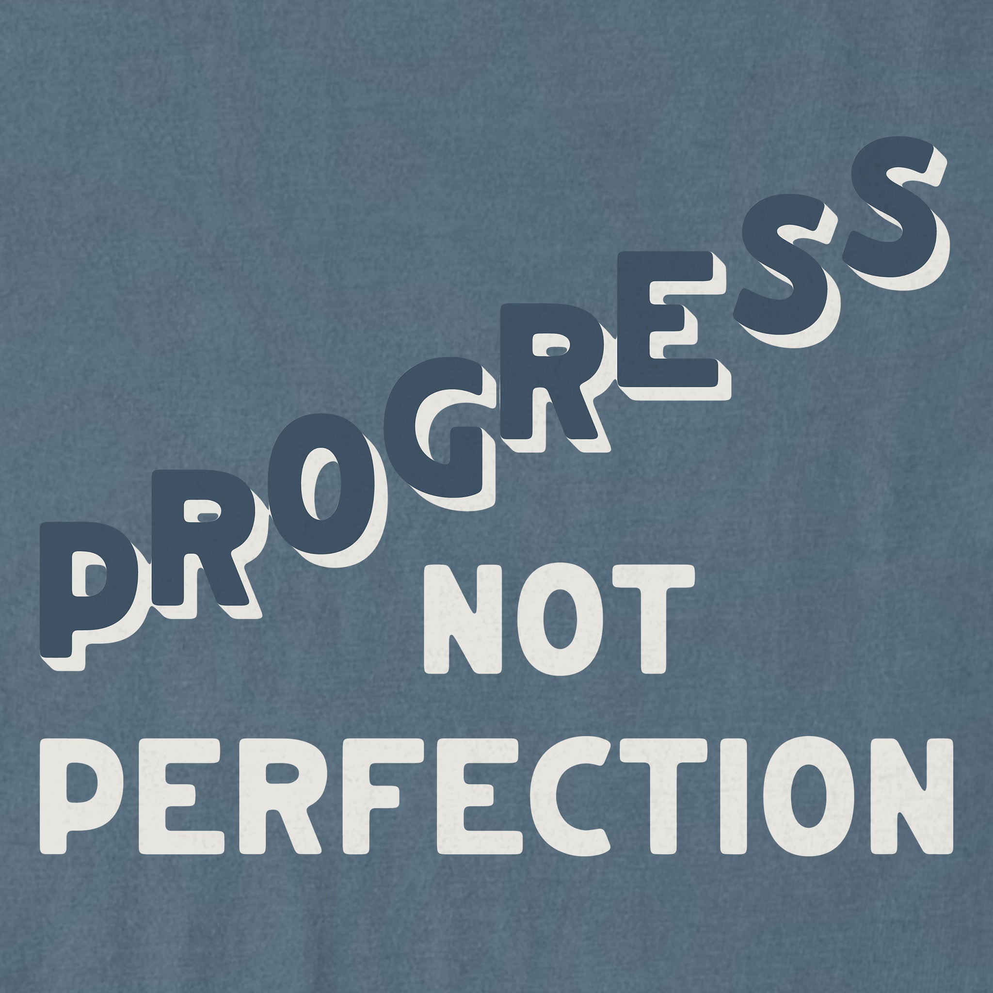 Men's Progress Not Perfection Short Sleeve Crusher Tee
