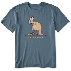 Men's Ustrasana Pose Short Sleeve Crusher Tee