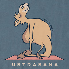 Men's Ustrasana Pose Short Sleeve Crusher Tee