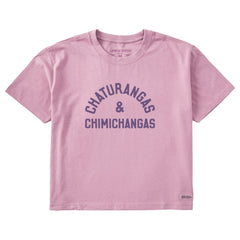 Women's Chaturangas & Chimichangas Short Sleeve Crusher Boxy Tee