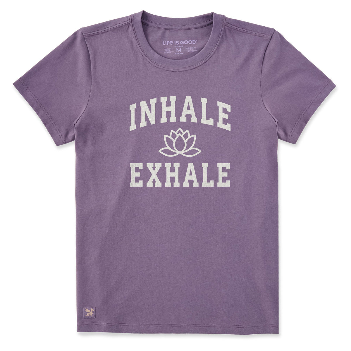Women's Inhale Exhale Lotus Arch Short Sleeve Crusher Tee