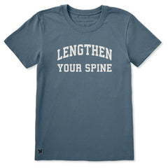 Women's Lengthen Your Spine Arch Short Sleeve Crusher Tee