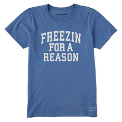 Women's Freezin for a Reason Arch Short Sleeve Crusher Tee