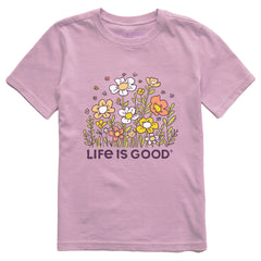 Kids Wildflower Smattering Short Sleeve Crusher Tee