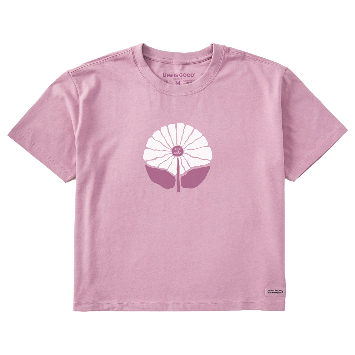 Women's Flower in Bloom Short Sleeve Crusher Boxy Tee
