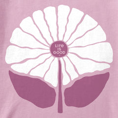 Women's Flower in Bloom Short Sleeve Crusher Boxy Tee