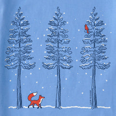 Women's Cardinal and Fox Long Sleeve Crusher Tee