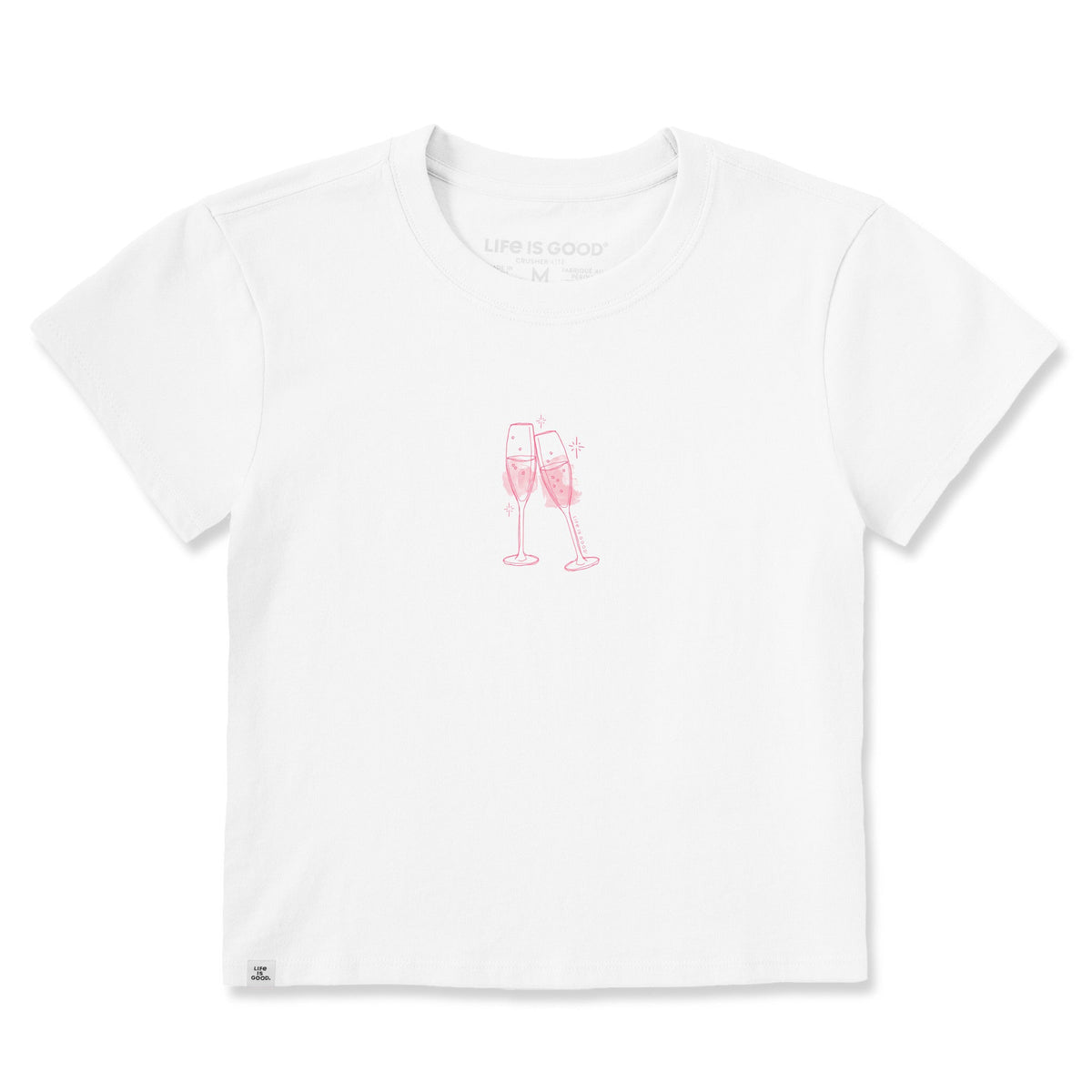 Women's Clinking Champagne Crusher-LITE Shrunken Tee