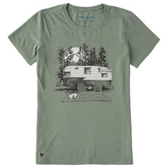 Women's Camper in the Woods Short Sleeve Crusher Tee