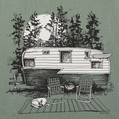 Women's Camper in the Woods Short Sleeve Crusher Tee