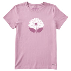 Women's Flower in Bloom Short Sleeve Crusher Tee
