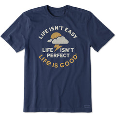 Men's Life Isn't Easy Storm Short Sleeve Crusher Tee