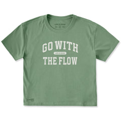 Women's Go With the Flow Arch Short Sleeve Crusher Boxy Tee