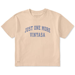 Women's Just One More Vinyasa Arch Short Sleeve Crusher Boxy Tee