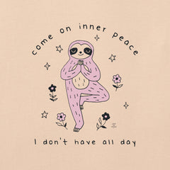 Women's Come on Inner Peace Short Sleeve Crusher Boxy Tee