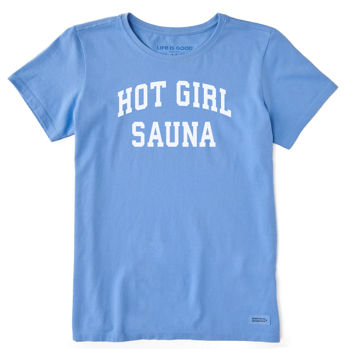 Women's Hot Girl Sauna Arch Short Sleeve Crusher Tee