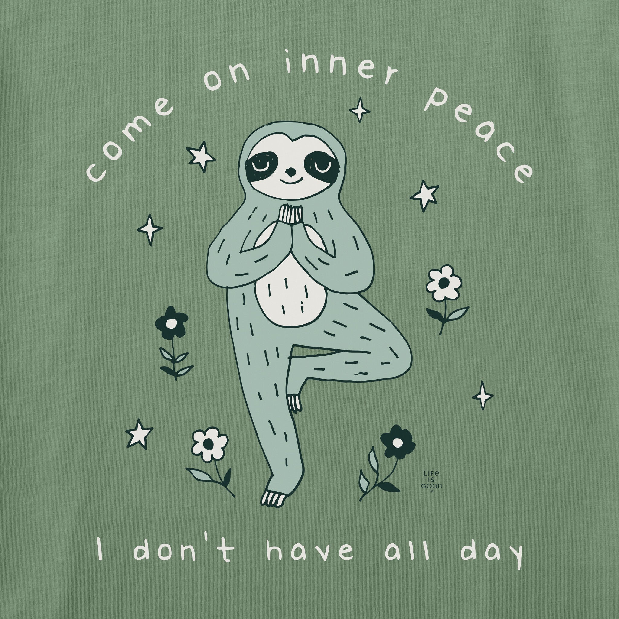 Women's Come on Inner Peace Short Sleeve Crusher Tee