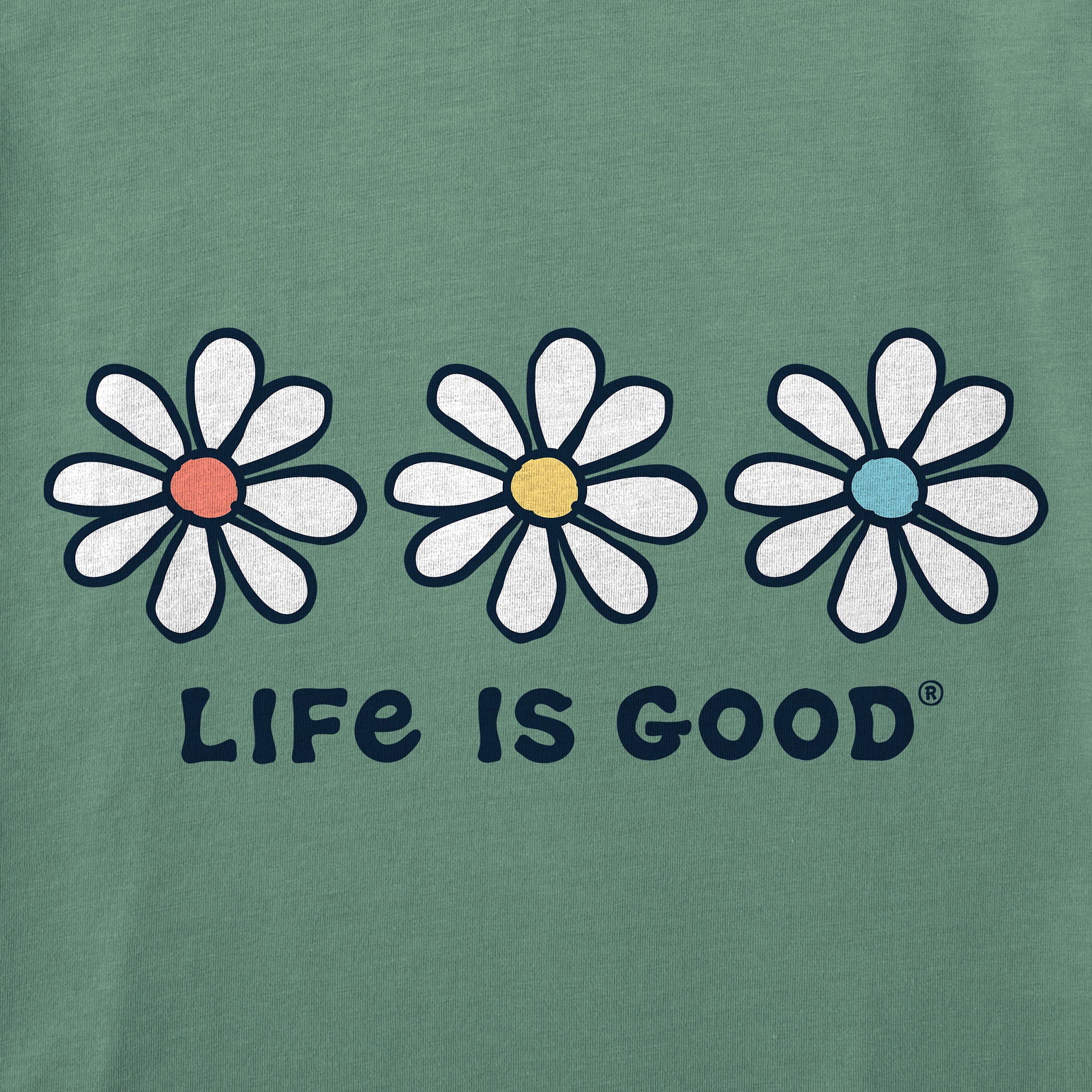Women's 3 Daisies Short Sleeve Crusher Boxy Tee