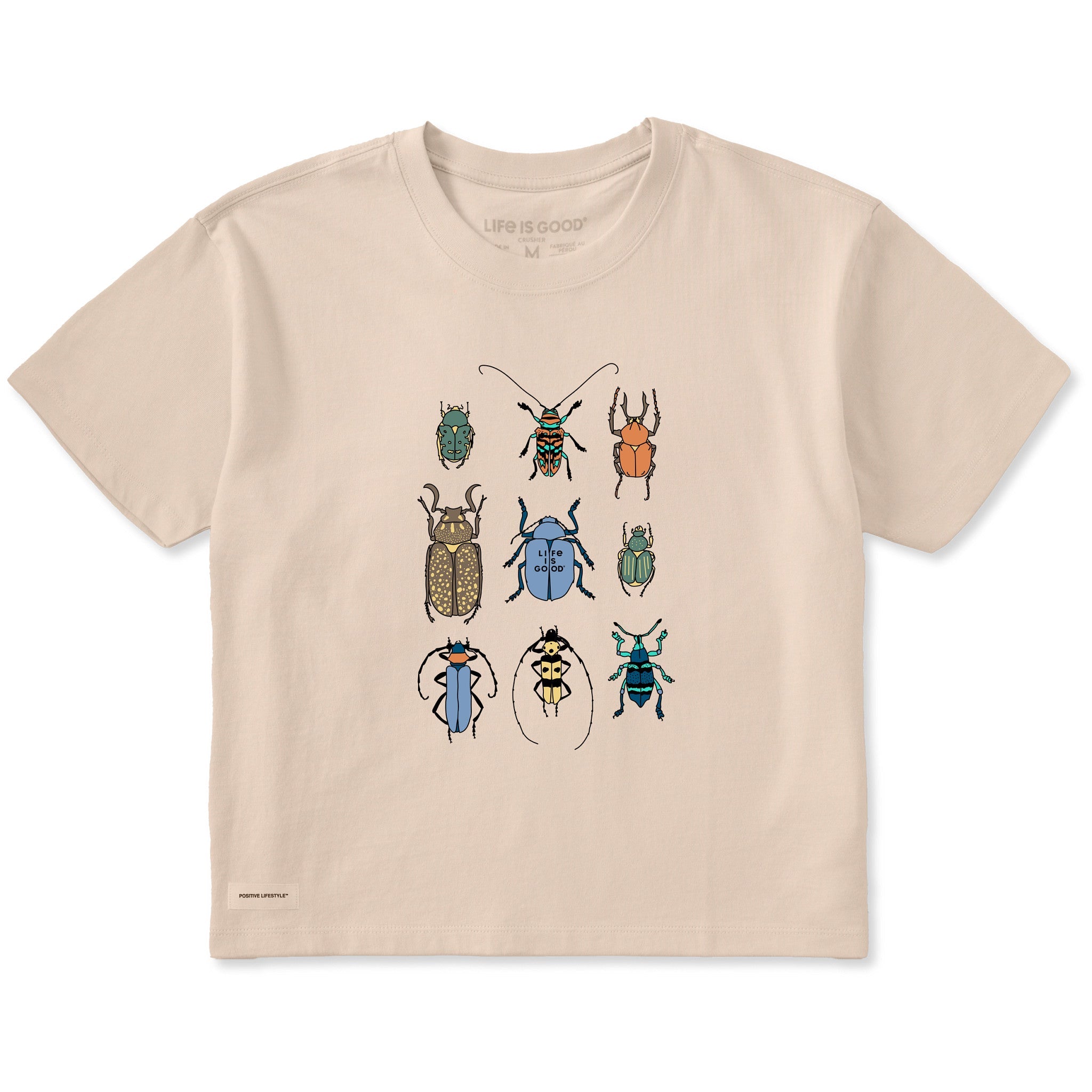 Women's Cool Bug Grid Short Sleeve Crusher Boxy Tee