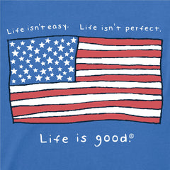 Men's Life is Good America Short Sleeve Crusher Tee