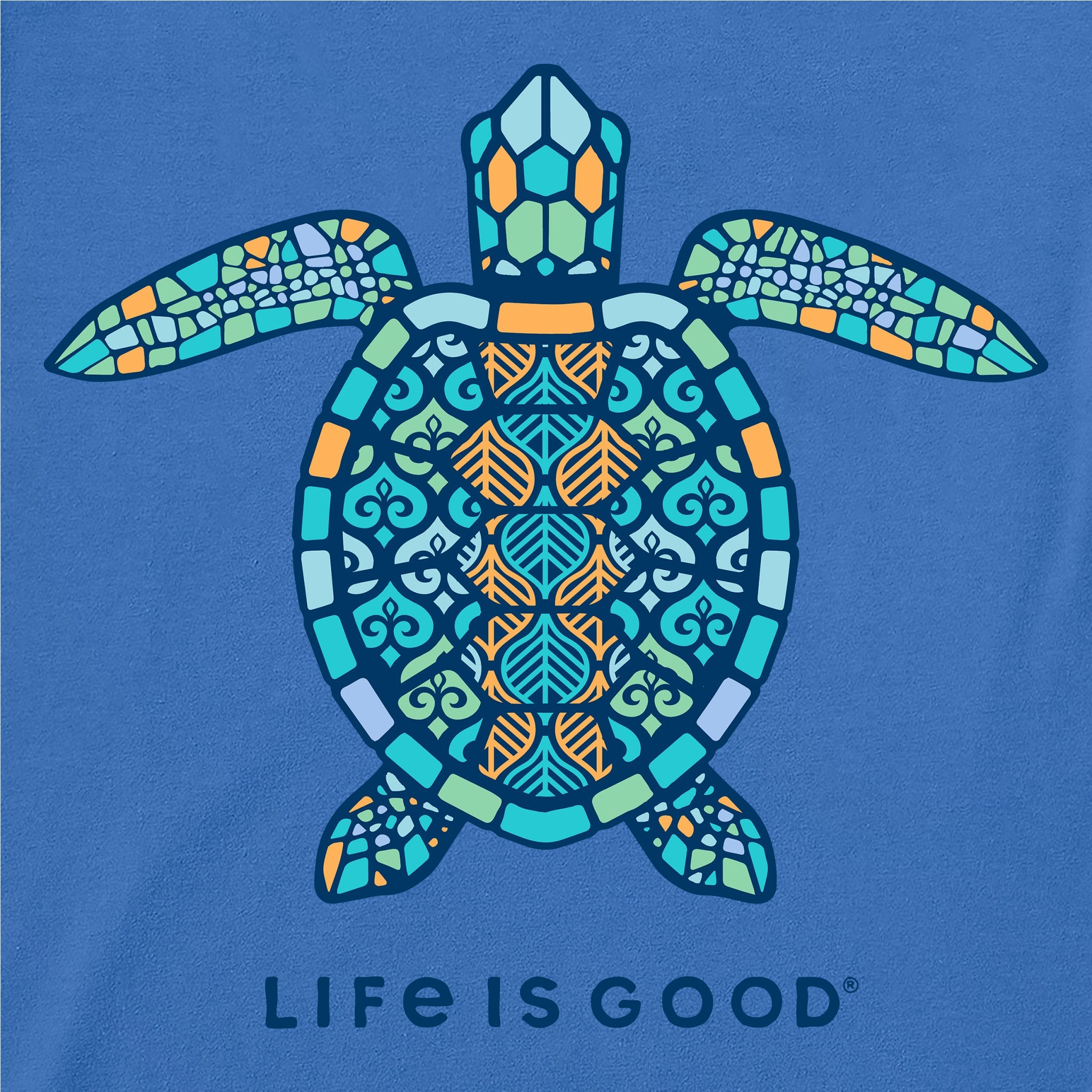 Men's Mandala Turtle Short Sleeve Tee