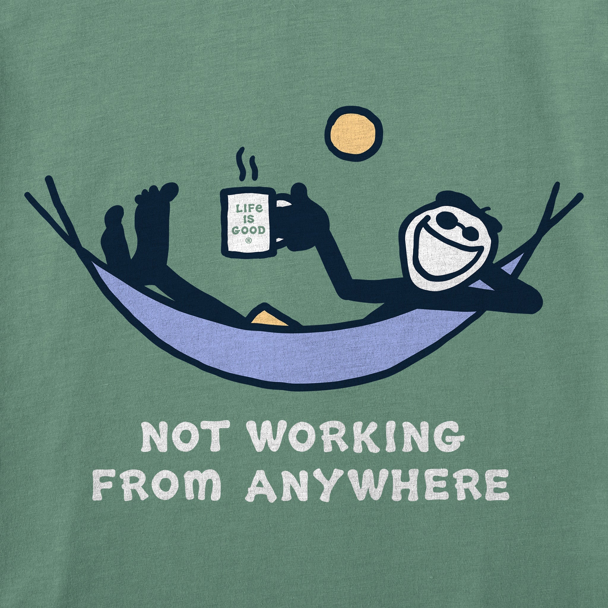 Men's Not Working Hammock Short Sleeve Tee