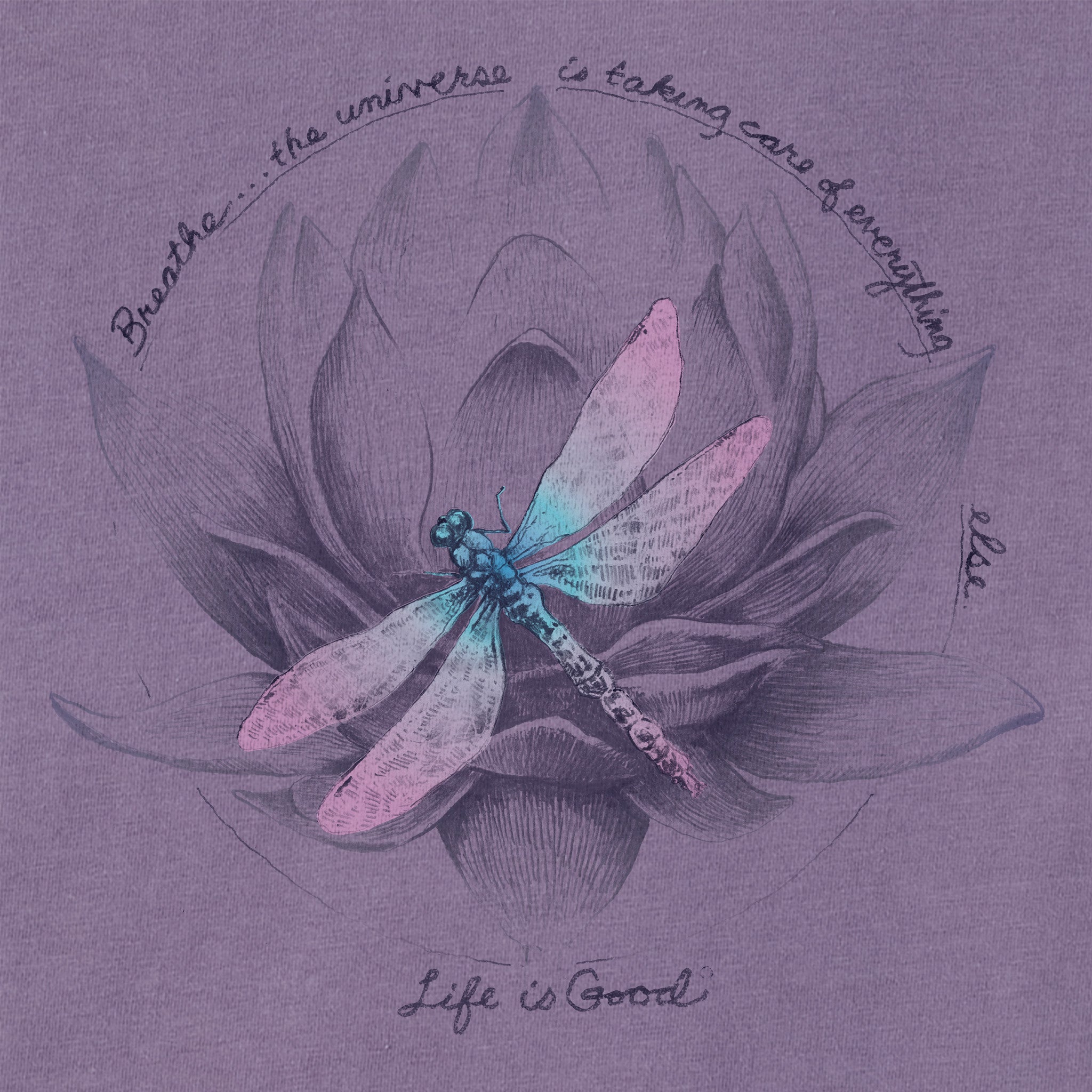Women's Dragonfly Lotus Breathe Short Sleeve Crusher Vee