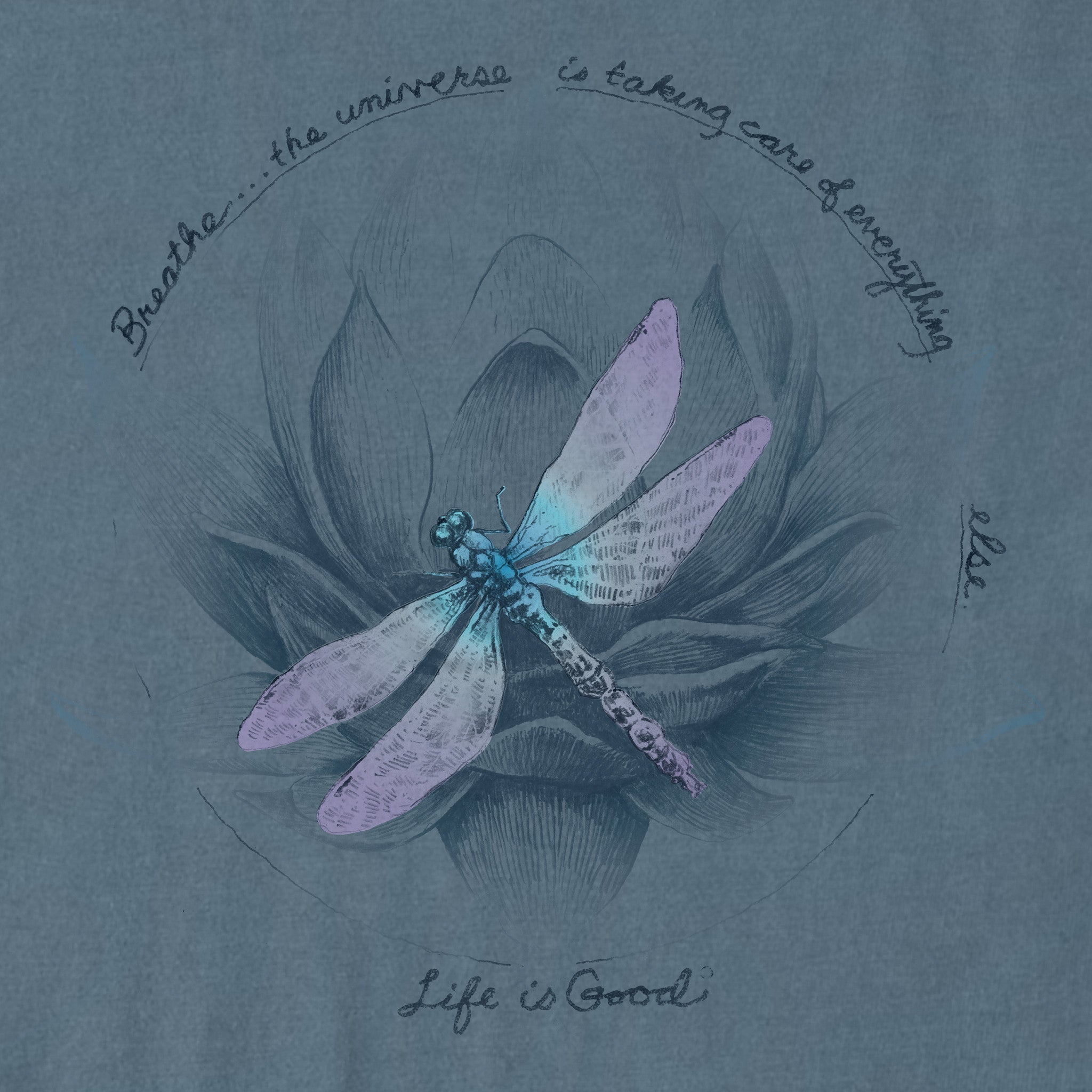 Women's Dragonfly Lotus Breathe Short Sleeve Crusher Vee