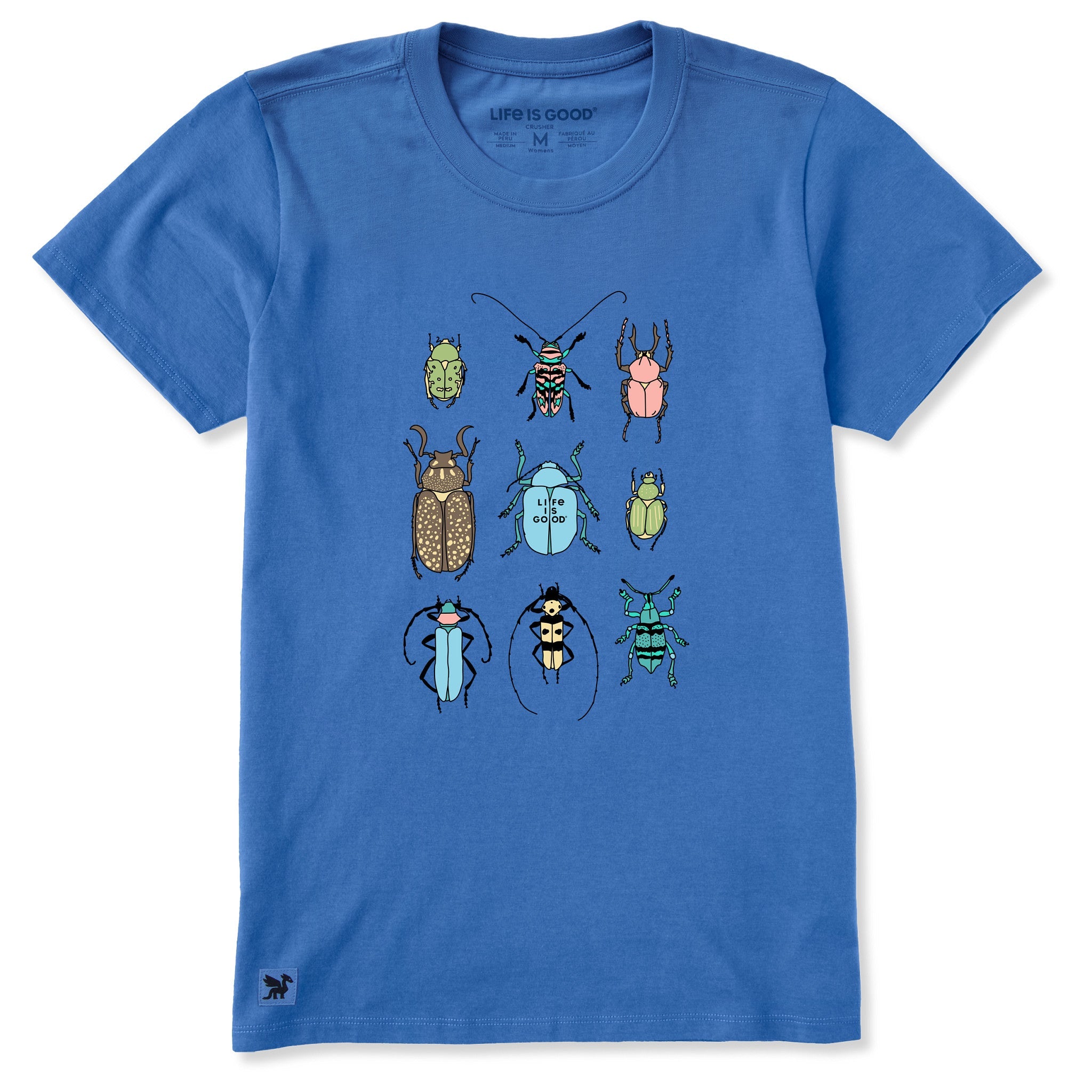 Women's Cool Bug Grid Short Sleeve Crusher Tee