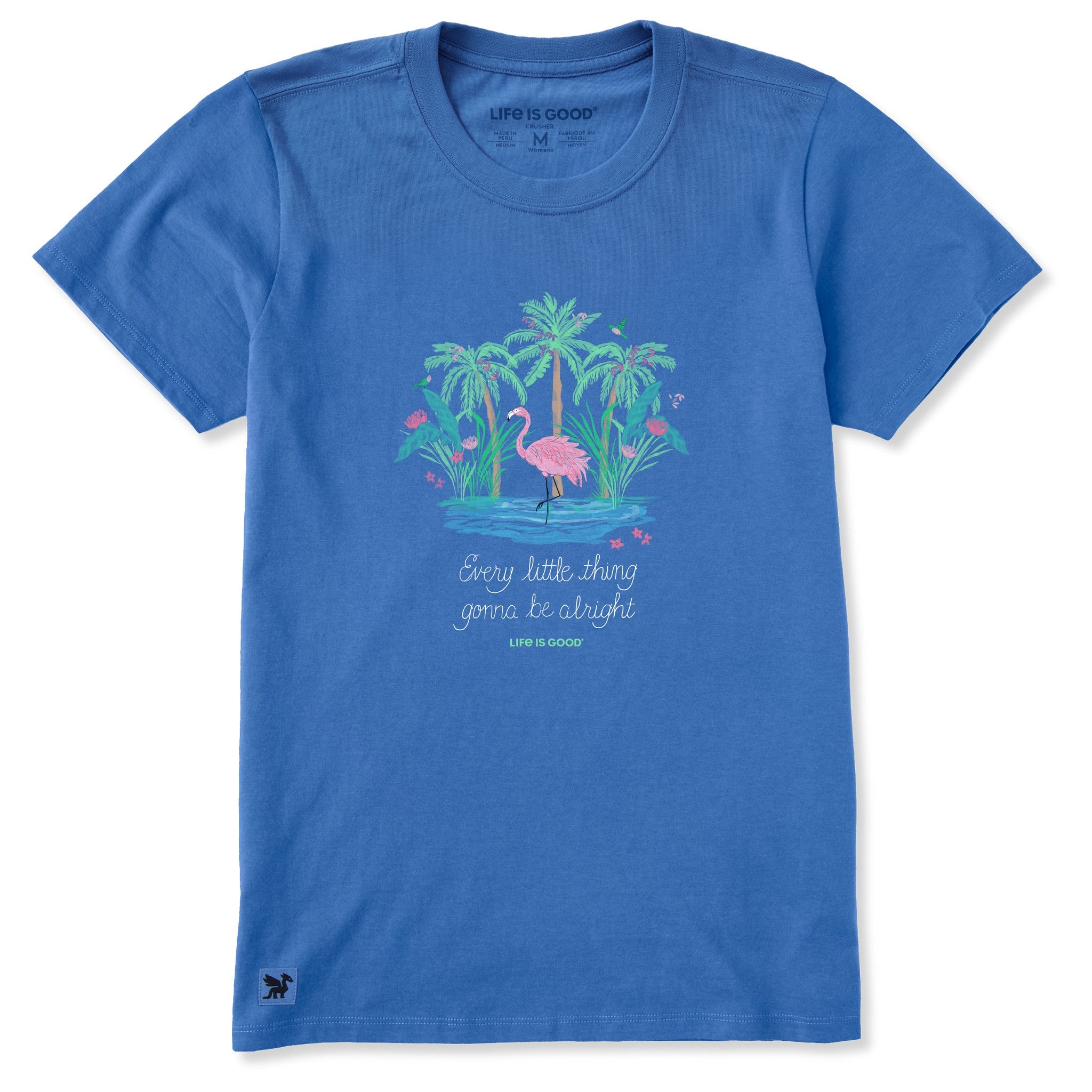 Women's Every Little Thing Flamingo Short Sleeve Tee
